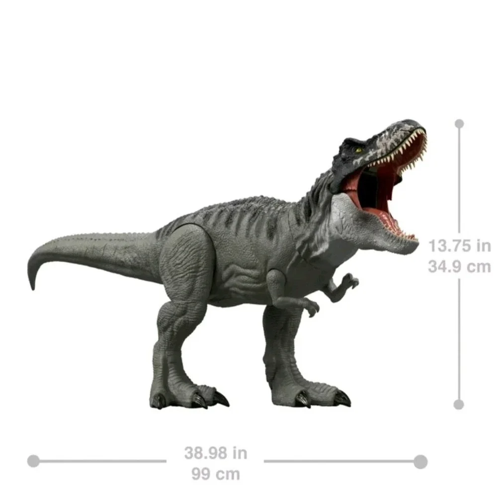 Mattel Jurassic World Rebirth Super Colossal Tyrannosaurus Rex 3ft‎ Dinosaur Toy